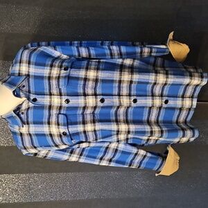 Banana Repulic Blue Plaid Men's Shirt